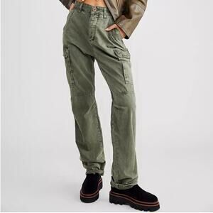 One Teaspoon Green Cargo Motion Khaki Pants Sz 27